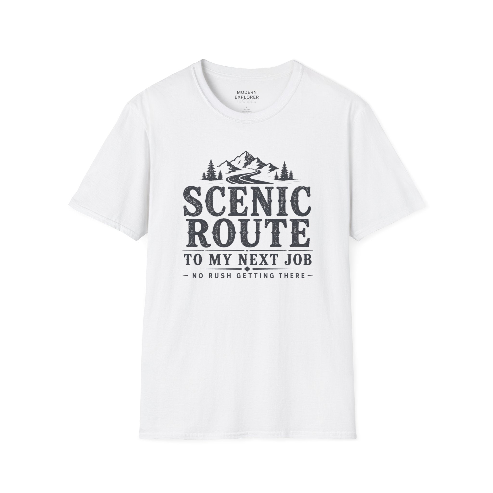 'Scenic Route' Mountain Road Graphic Tee