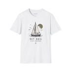 "Set Sail, Stay Curious" Nautical Graphic Tee
