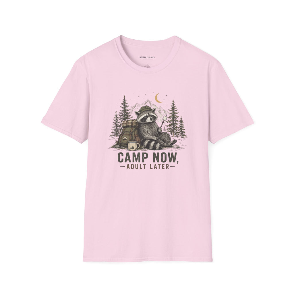 Copy of “Camp Now, Adult Later” Outdoor Graphic Tee