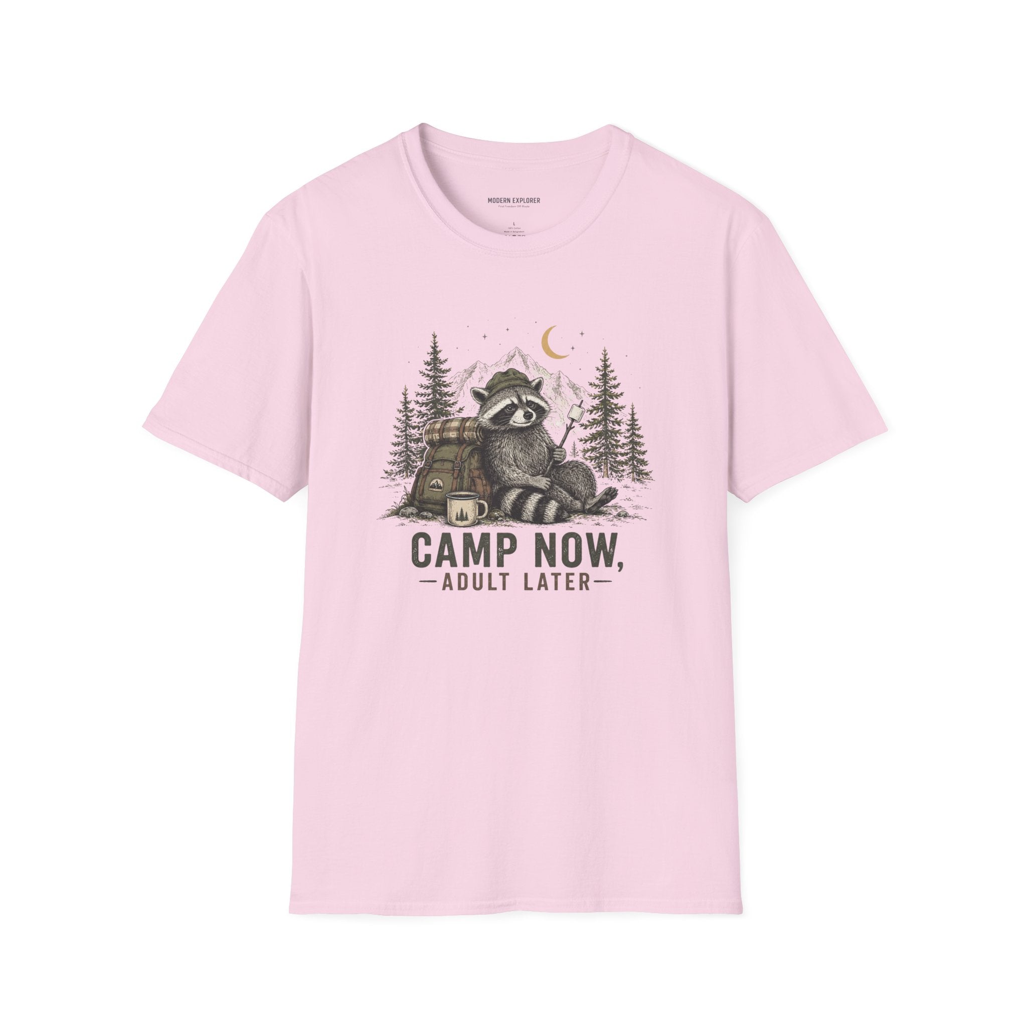 Copy of “Camp Now, Adult Later” Outdoor Graphic Tee