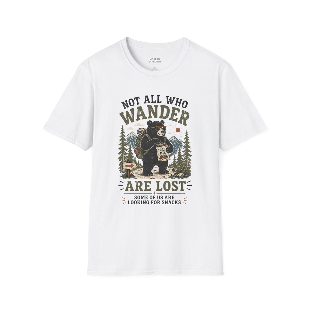 'Not All Who Wander Are Lost' Bear T-Shirt