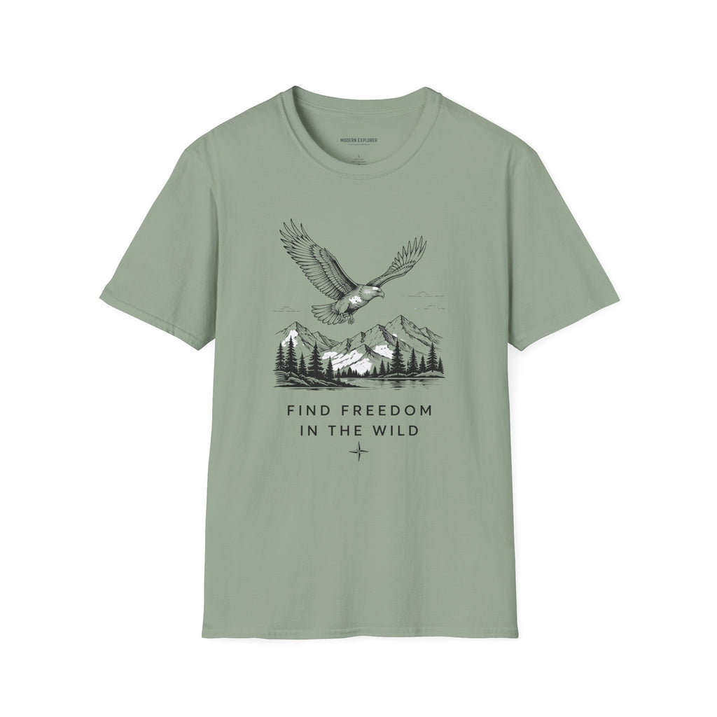 "Find Freedom in the Wild" Outdoor Graphic Tee