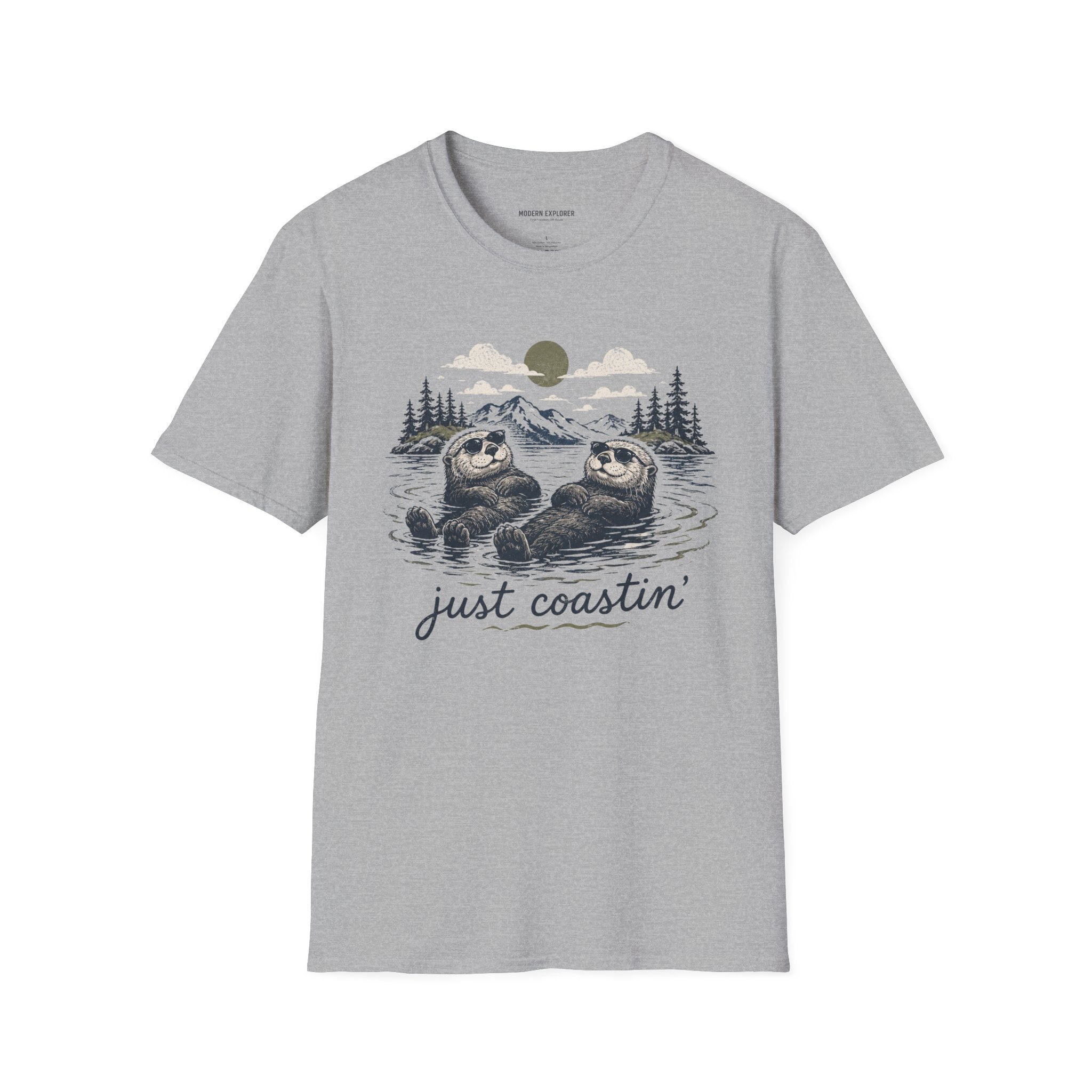 'Just Coastin'' Otter Scenic Tee