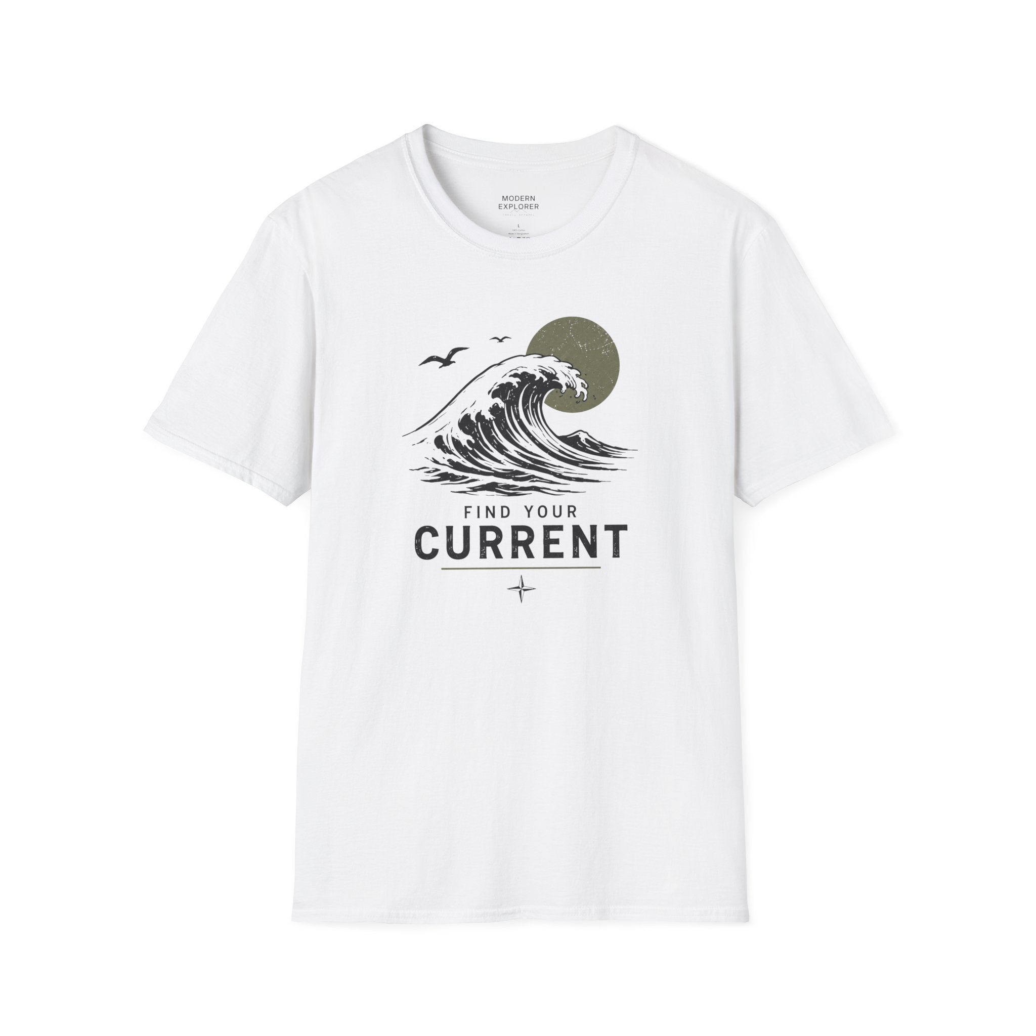 "Find Your Current" Surf Tee