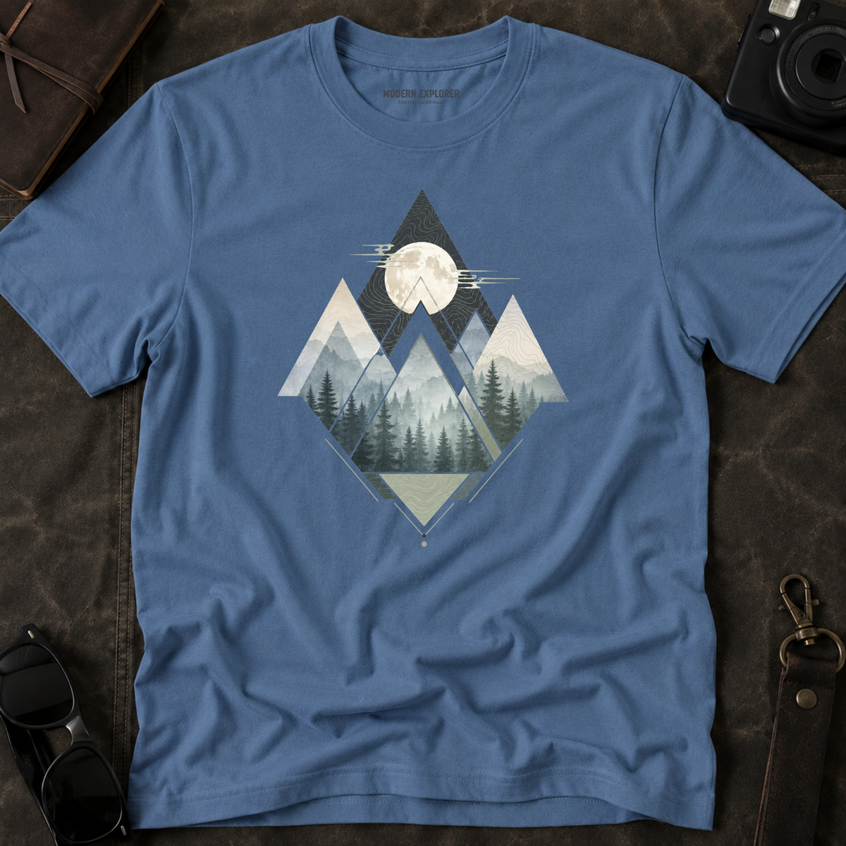 Moon, Mountain, Forest Graphic Tee