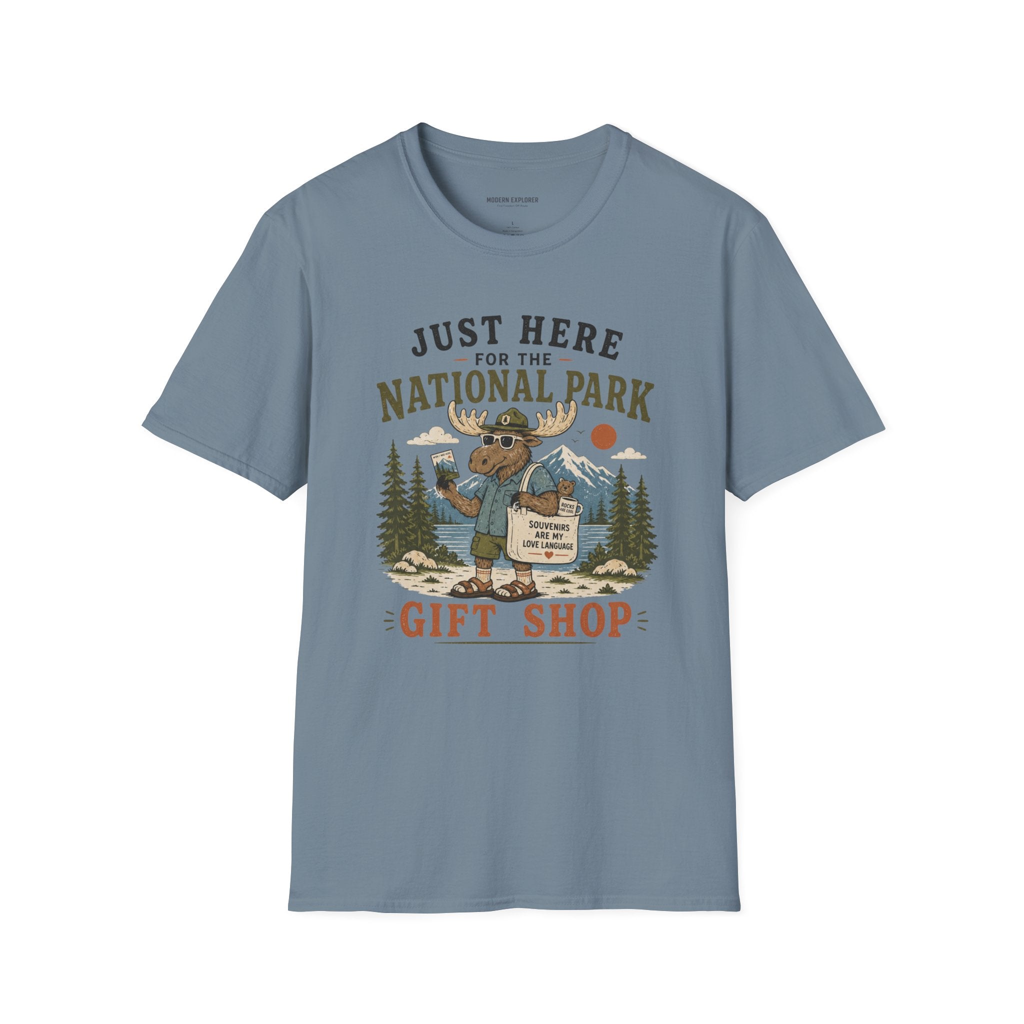 Copy of "Just Here for the National Park Gift Shop" Tee