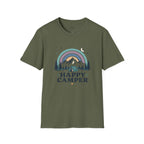 "Happy Camper" Mountain Rainbow Graphic