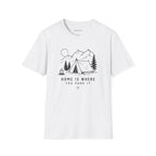 "Home Is Where You Park It" Tent Mountain T-Shirt