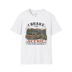 "I Brake for Scenic Overlooks" Retro Adventure Tee