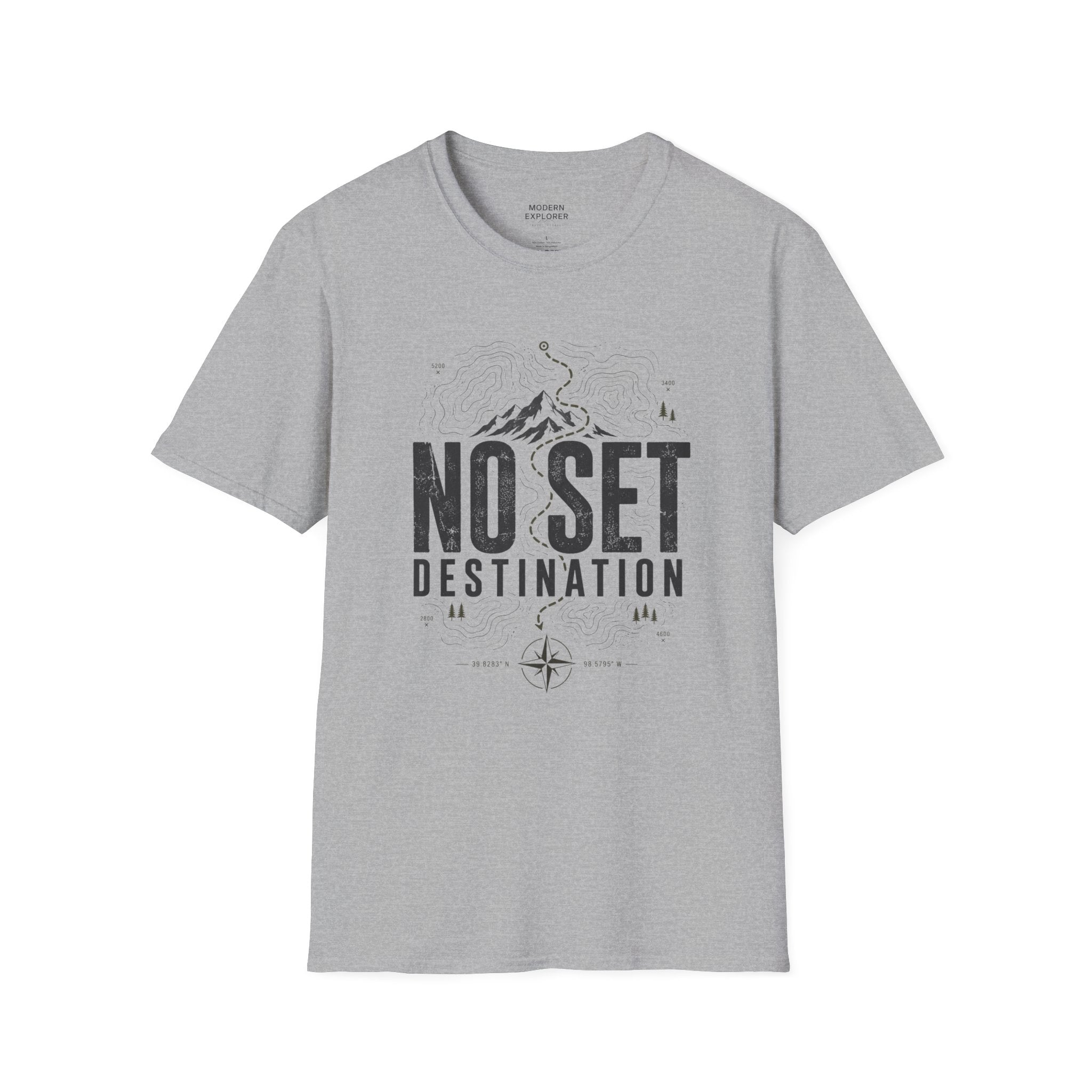 "No Set Destination" Mountain Adventure Tee