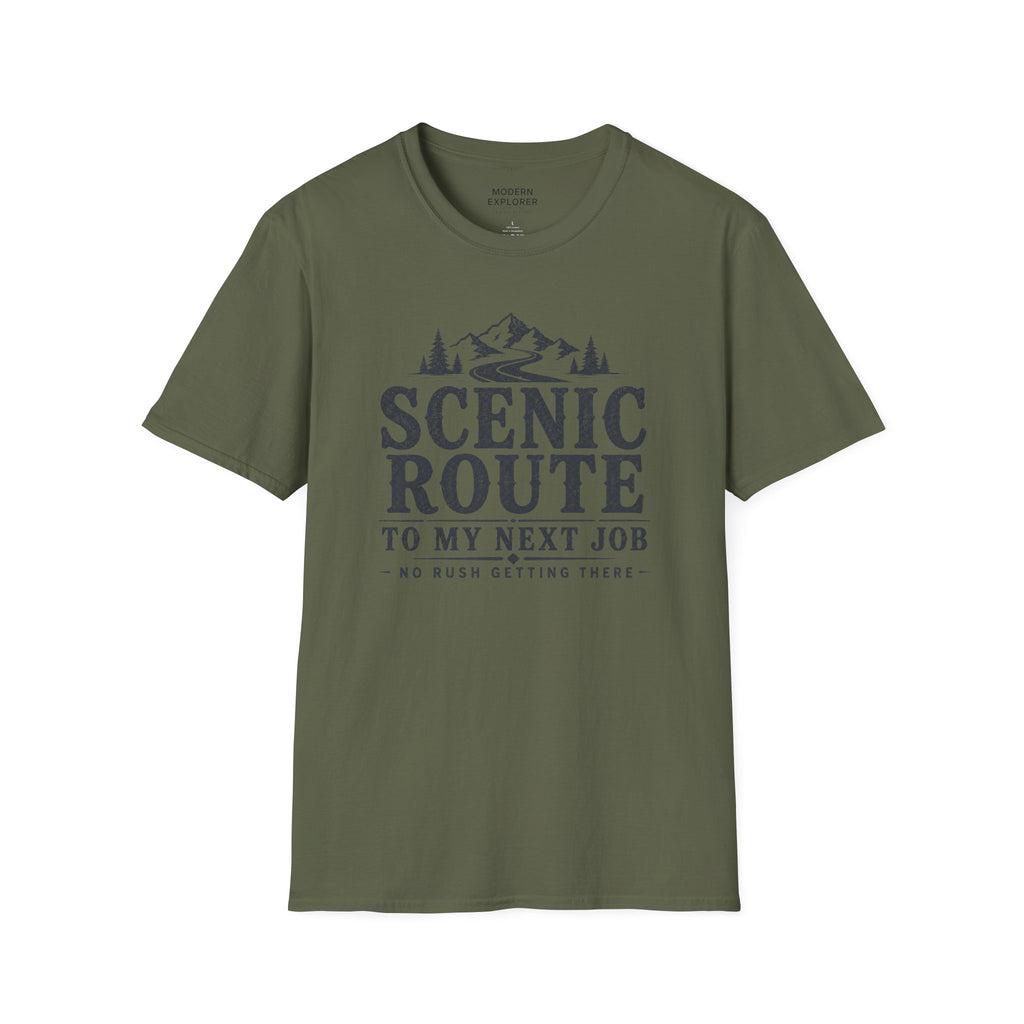'Scenic Route' Mountain Road Graphic Tee