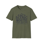 'Scenic Route' Mountain Road Graphic Tee