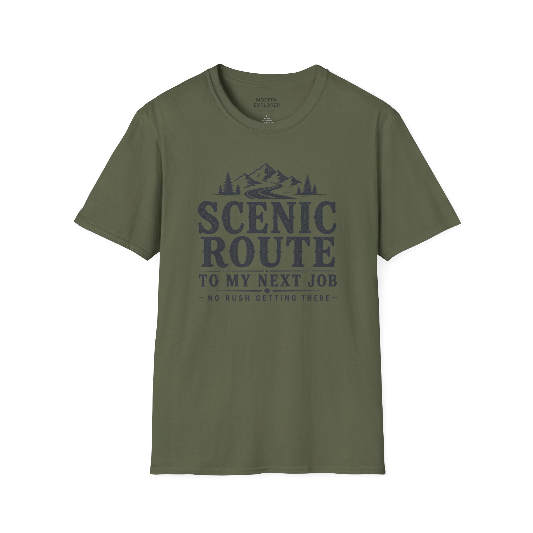 'Scenic Route' Mountain Road Graphic Tee