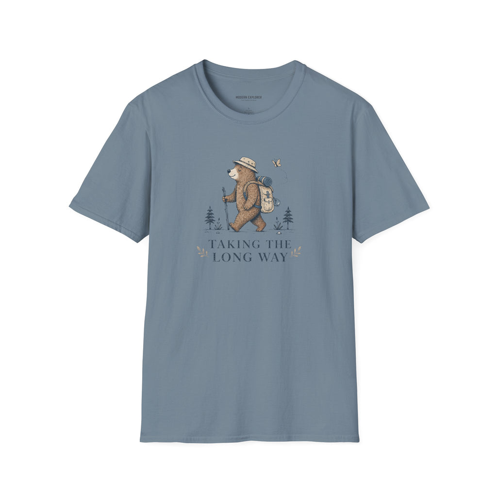 Copy of 'Taking the Long Way' Hiking Bear Graphic Tee