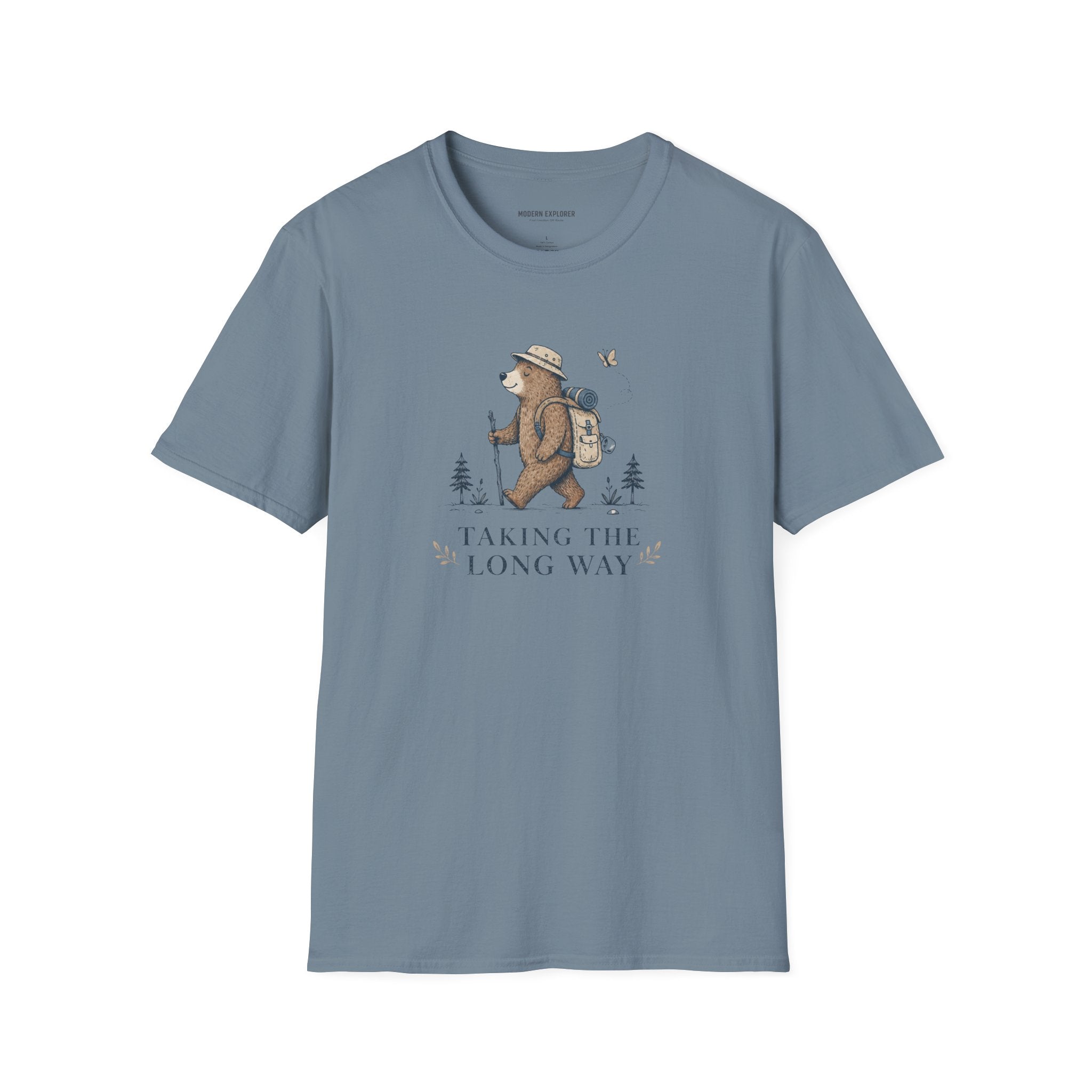Copy of 'Taking the Long Way' Hiking Bear Graphic Tee