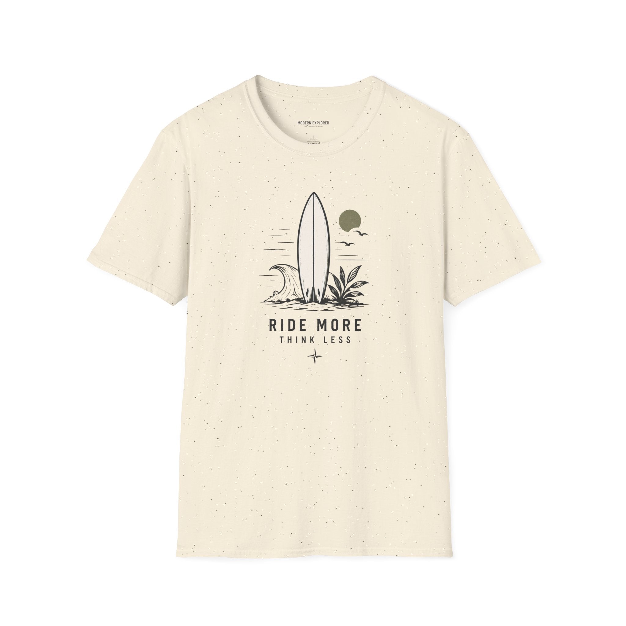 "Ride More Worry Less" Beach Surf T-Shirt