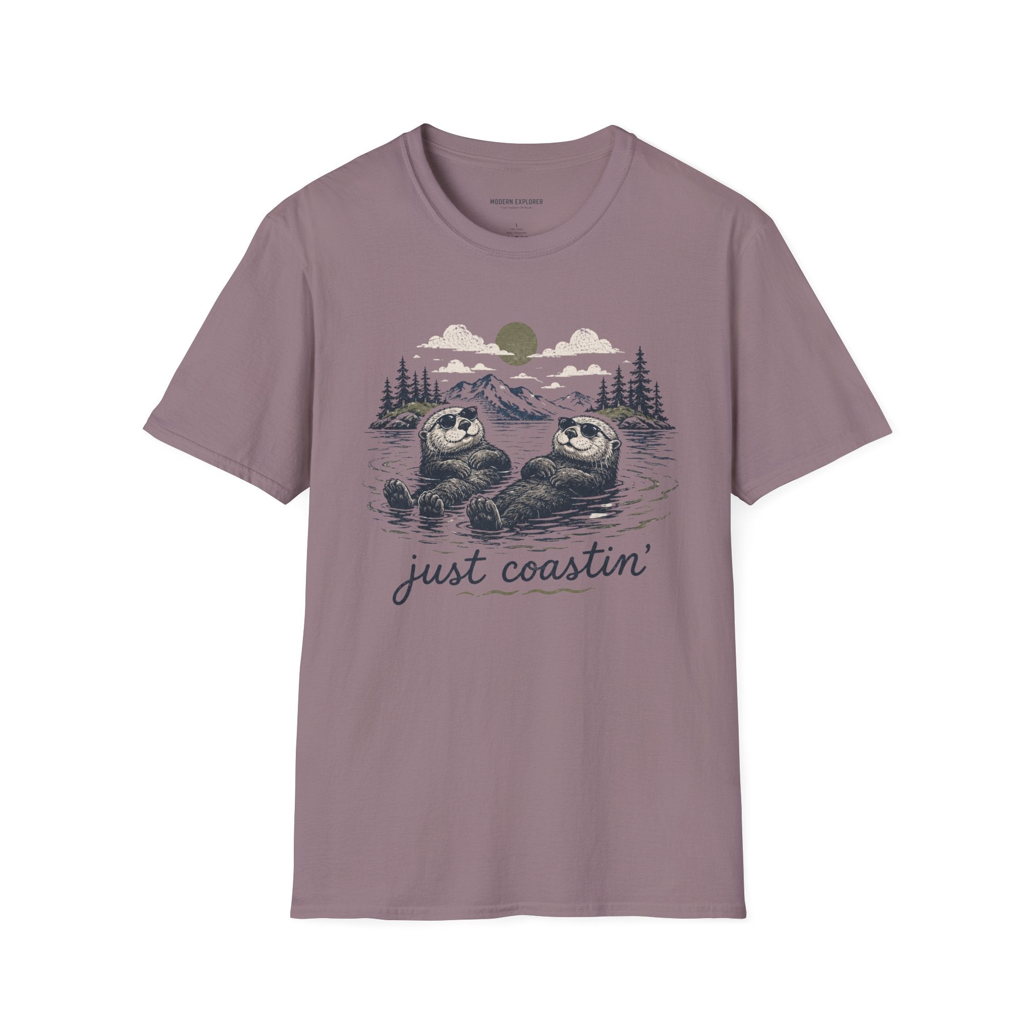 'Just Coastin'' Otter Scenic Tee