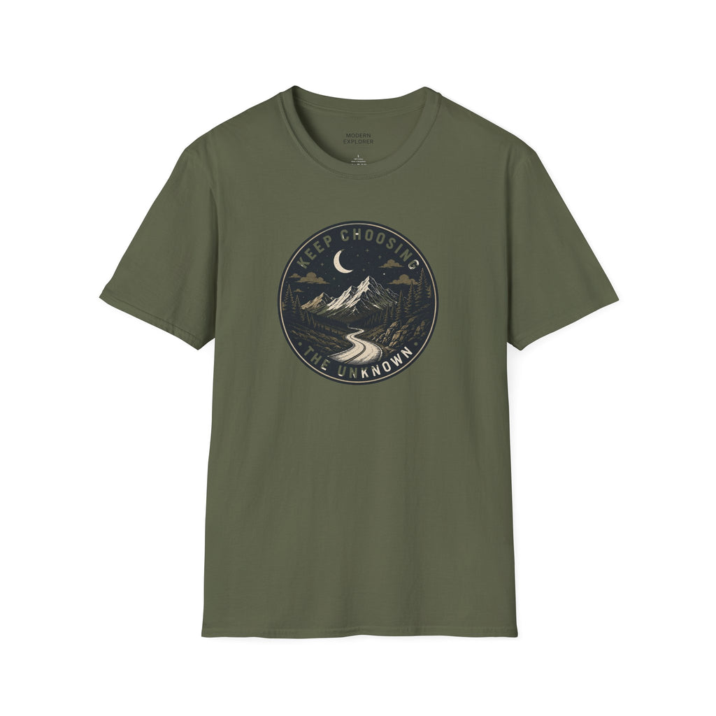 Keep Choosing the Unknown Mountain Tee