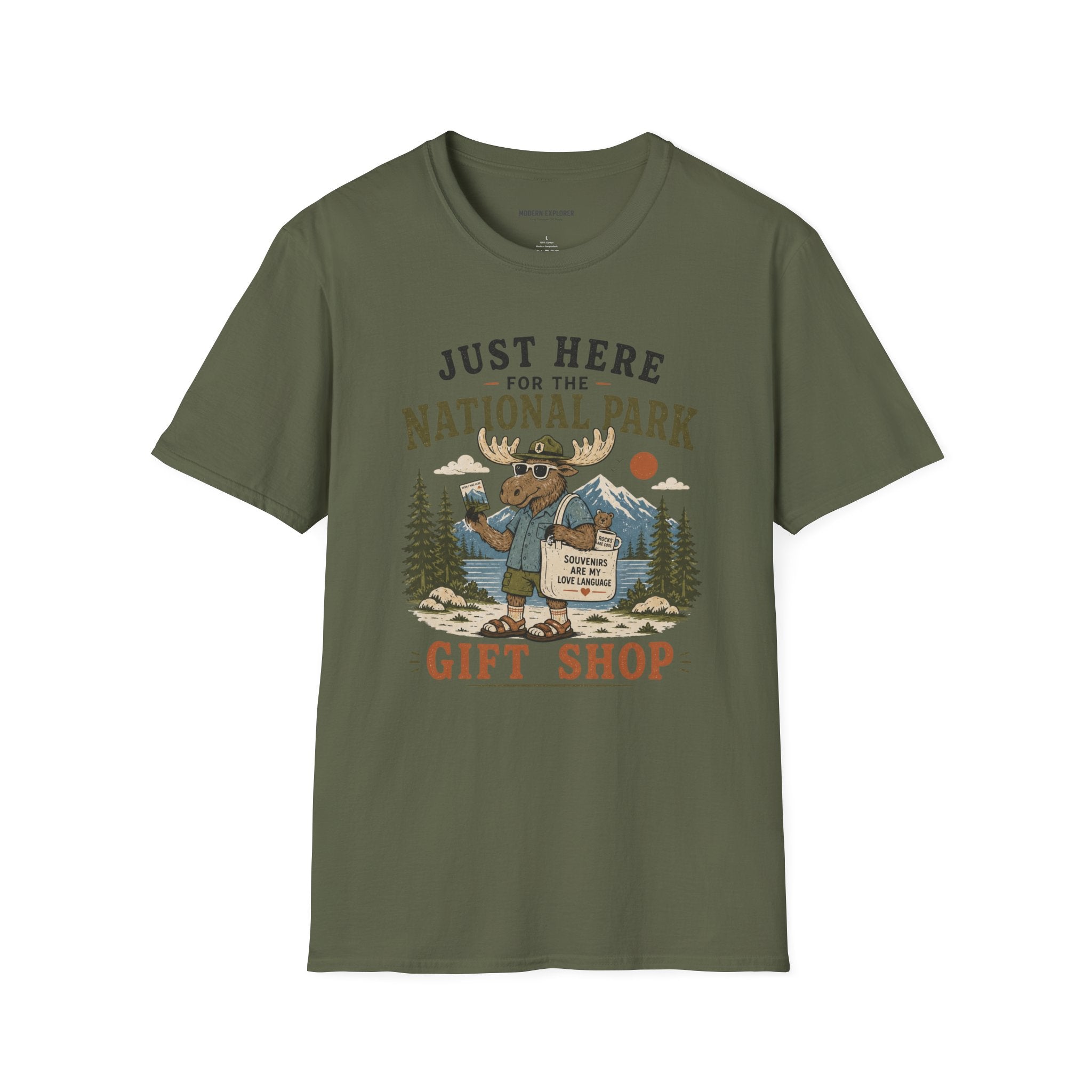 Copy of "Just Here for the National Park Gift Shop" Tee