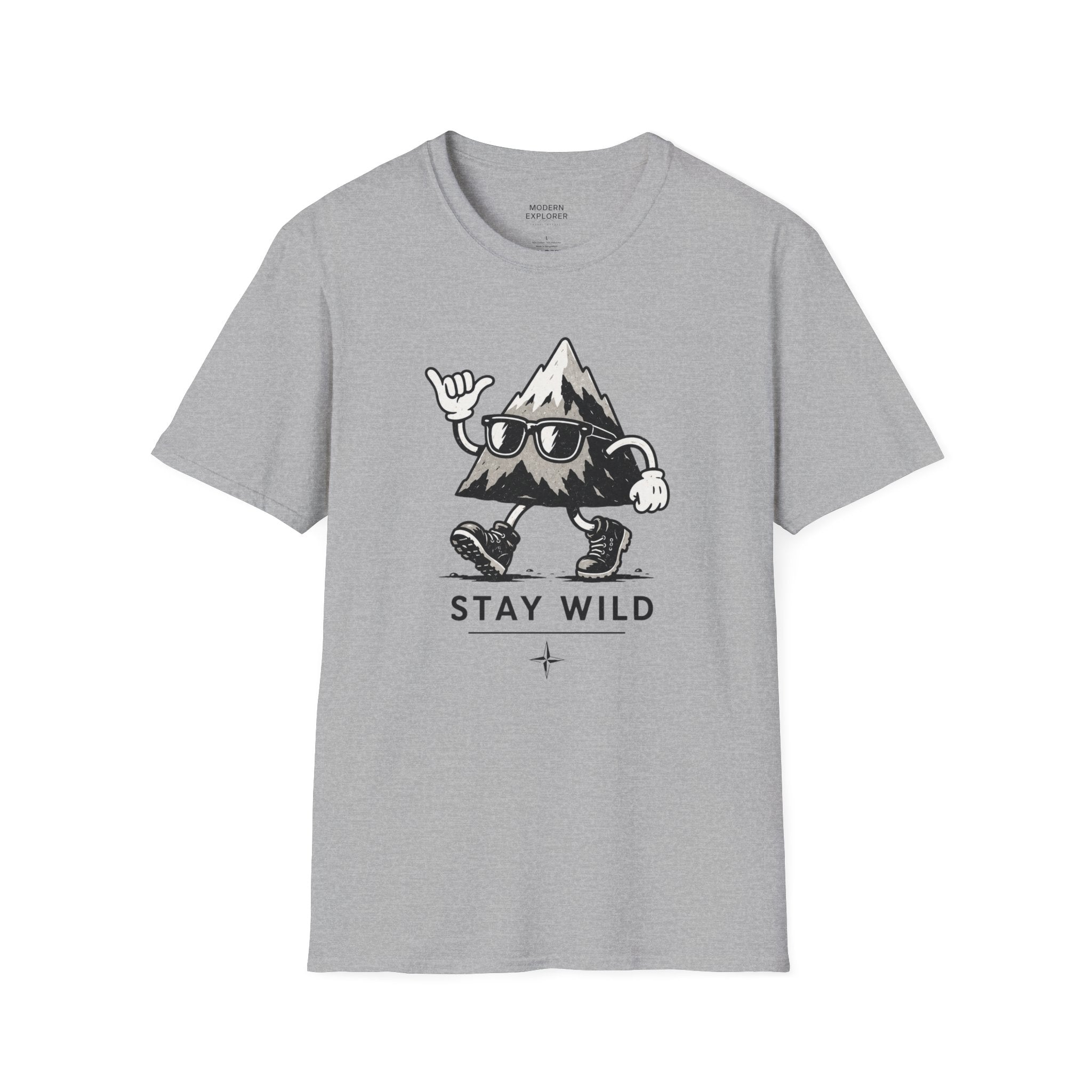 'Stay Wild' Retro Hiking Graphic Tee