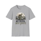 Copy of 'No Rush, Best Route' Turtle Hiker Graphic Tee