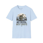 Copy of 'No Rush, Best Route' Turtle Hiker Graphic Tee