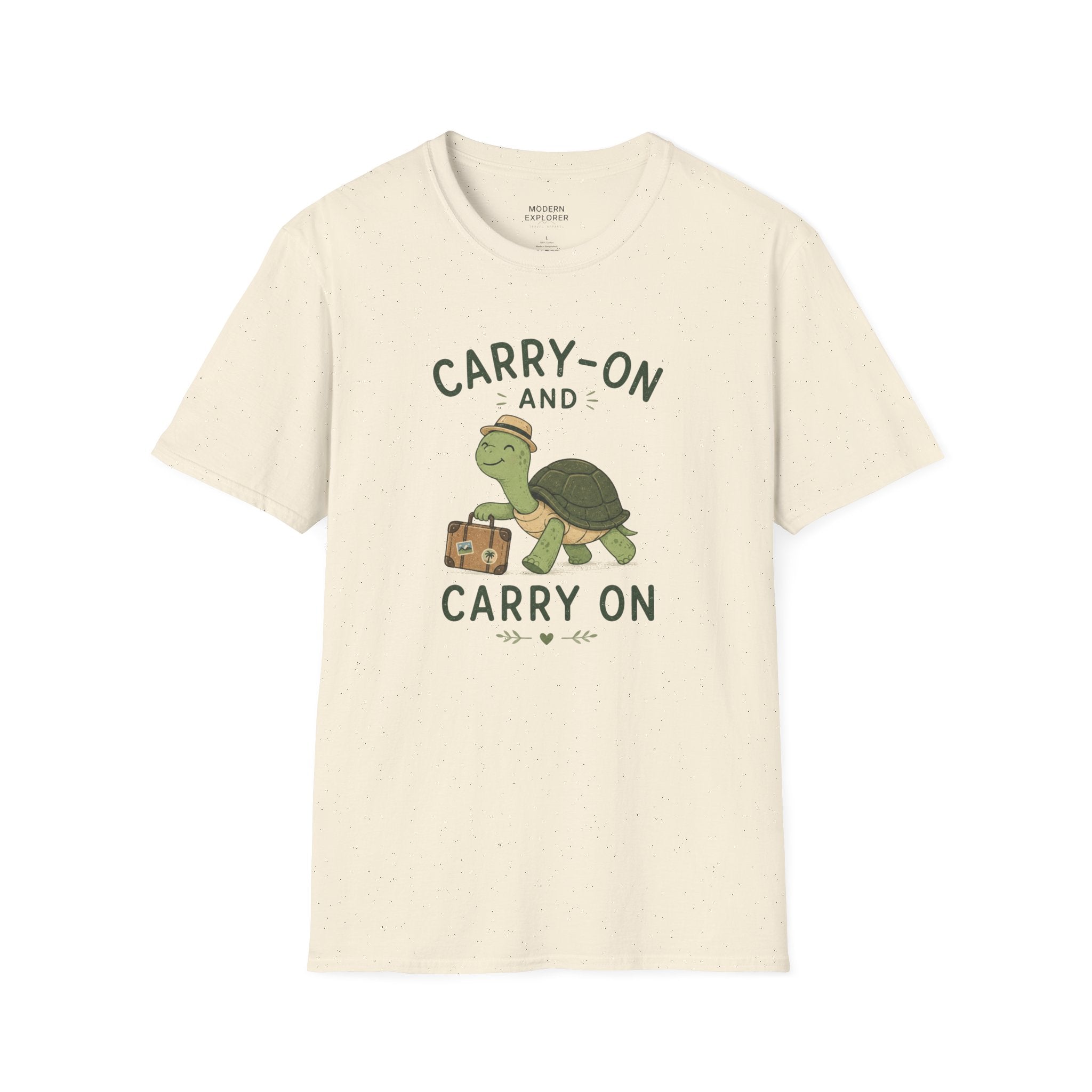 'Carry-On and Carry On' Turtle Travel Tee