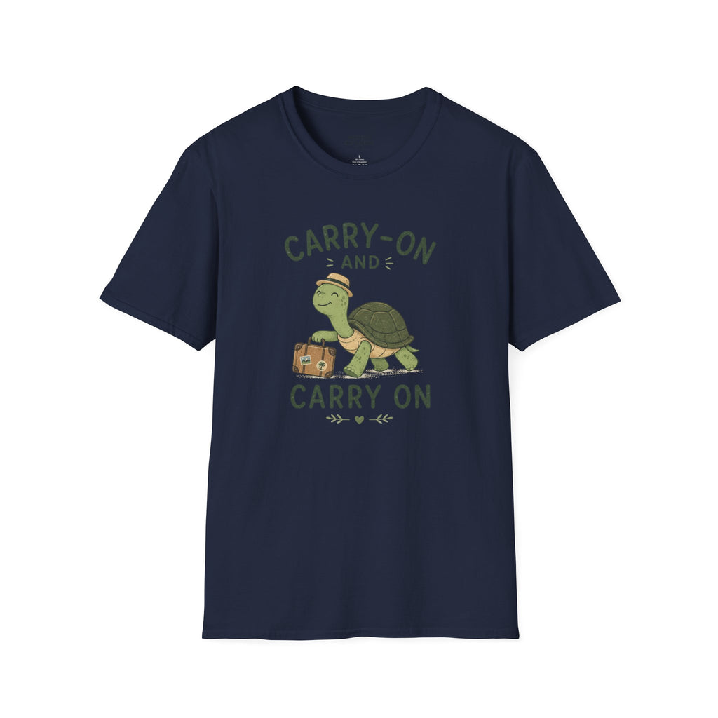 'Carry-On and Carry On' Turtle Travel Tee