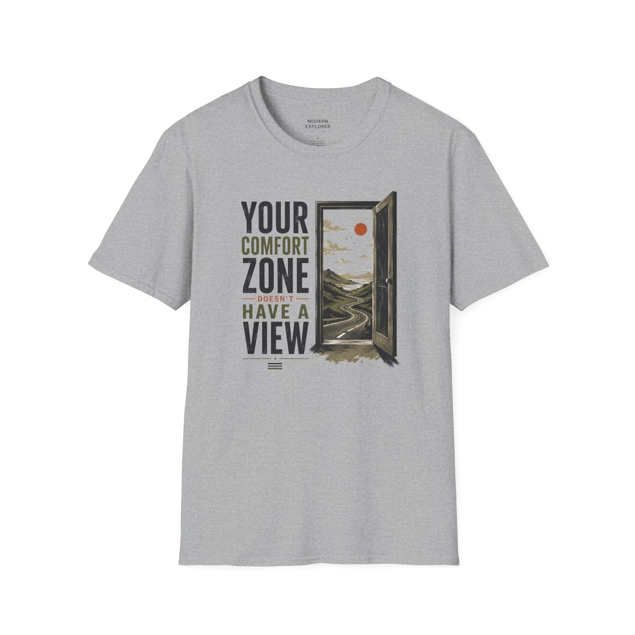 “Your Comfort Zone Doesn’t Have a View” Adventure Tee
