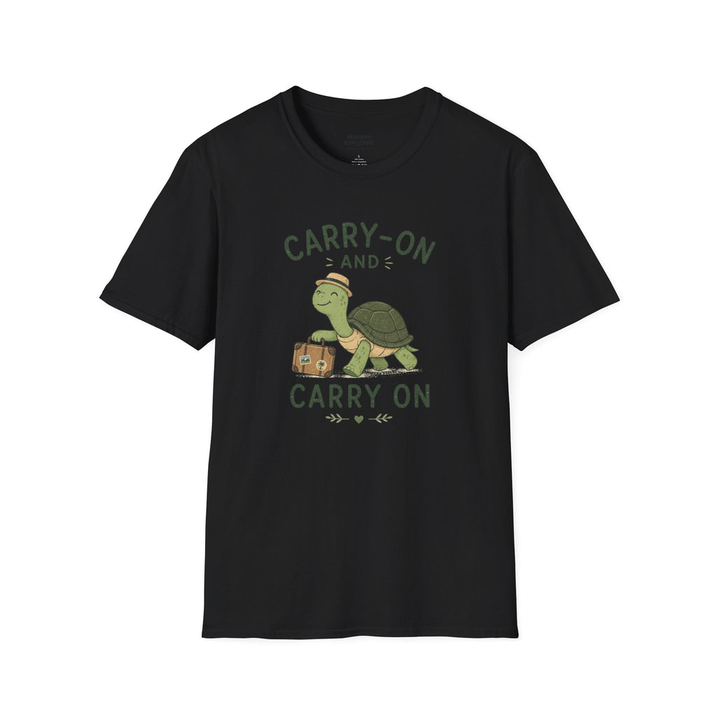 'Carry-On and Carry On' Turtle Travel Tee