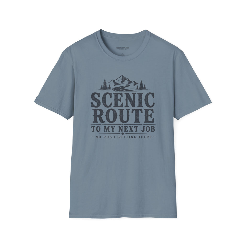 'Scenic Route' Mountain Road Graphic Tee