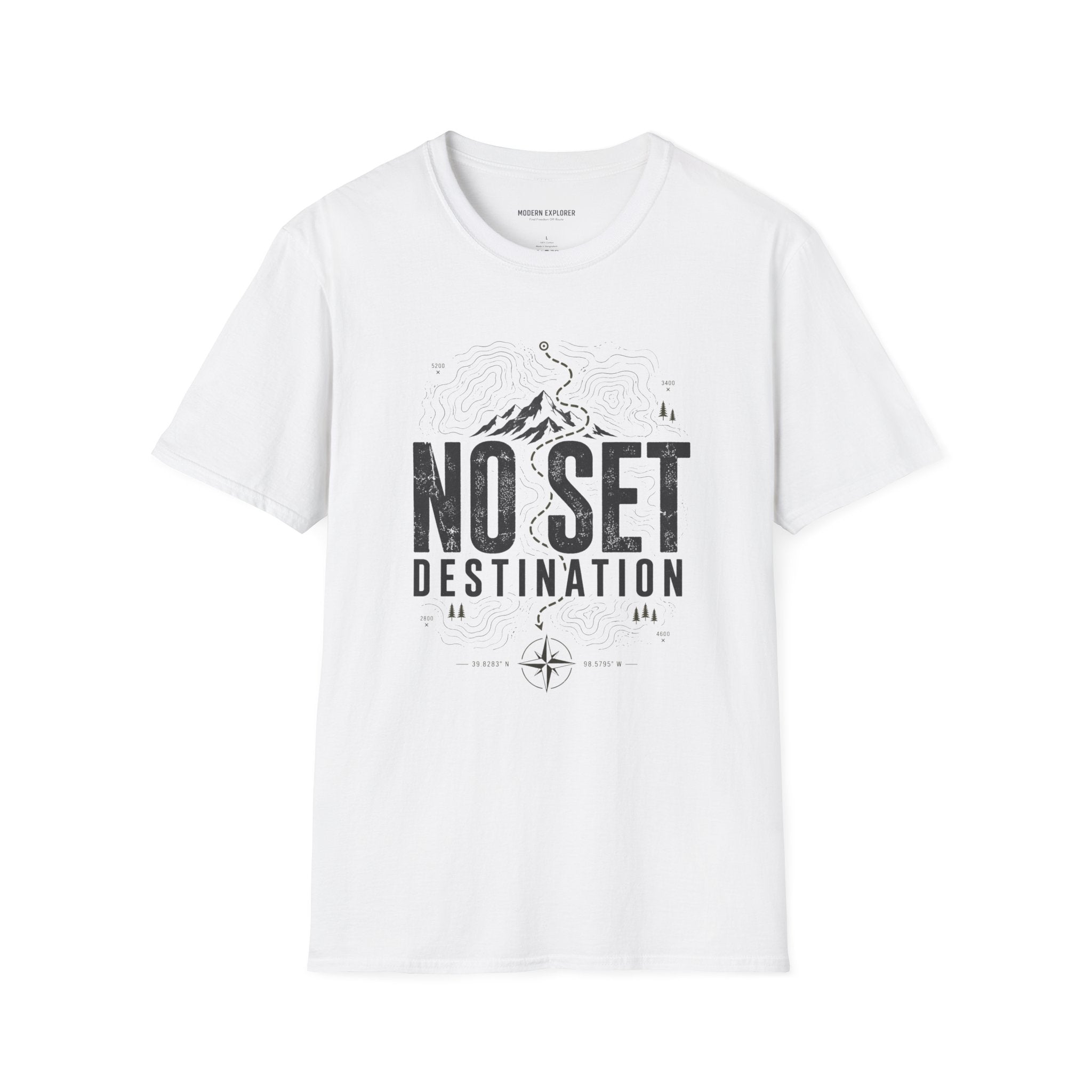 Copy of "No Set Destination" Mountain Adventure Tee