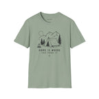 "Home Is Where You Park It" Tent Mountain T-Shirt