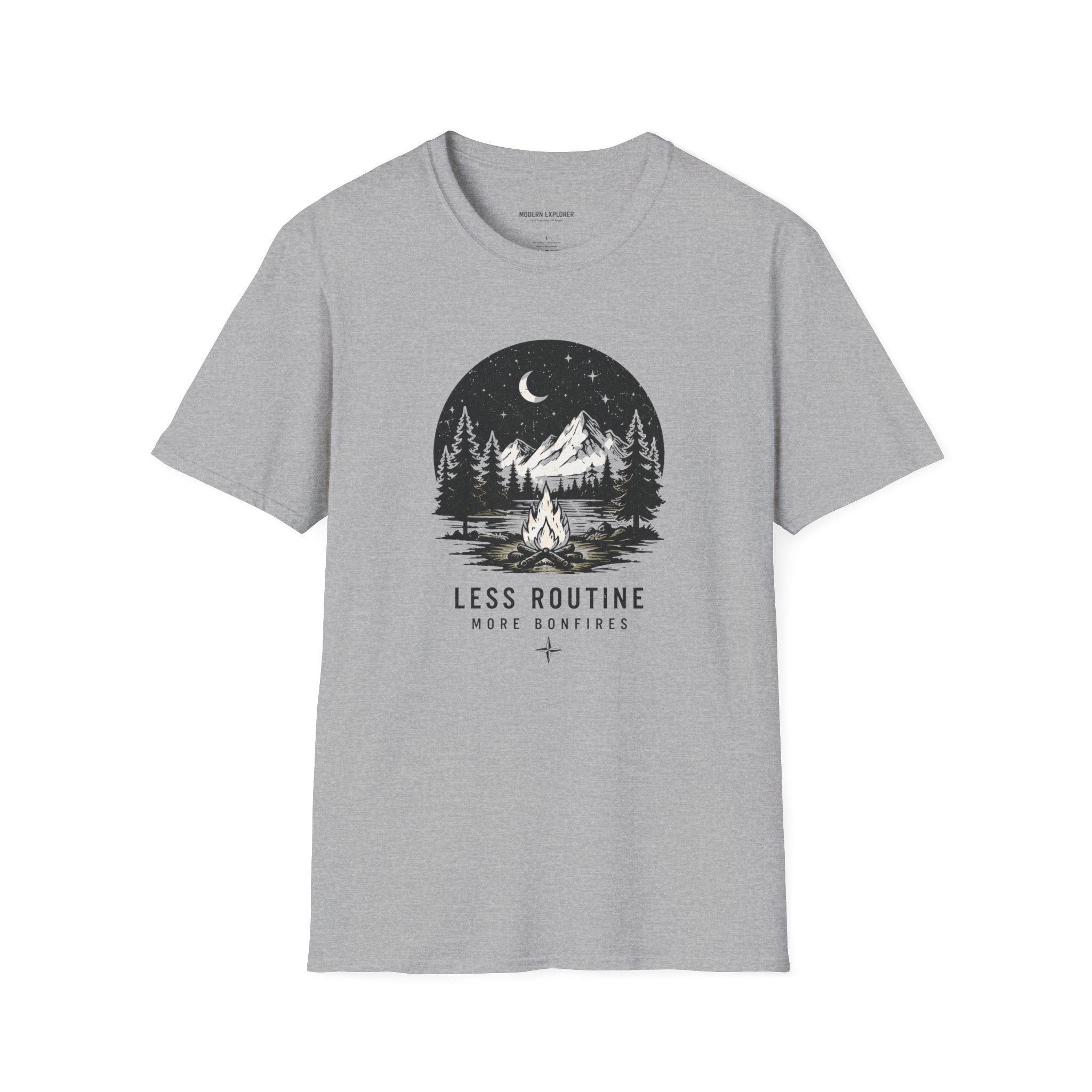 'Less Routine, More Adventure' Outdoor Graphic Tee