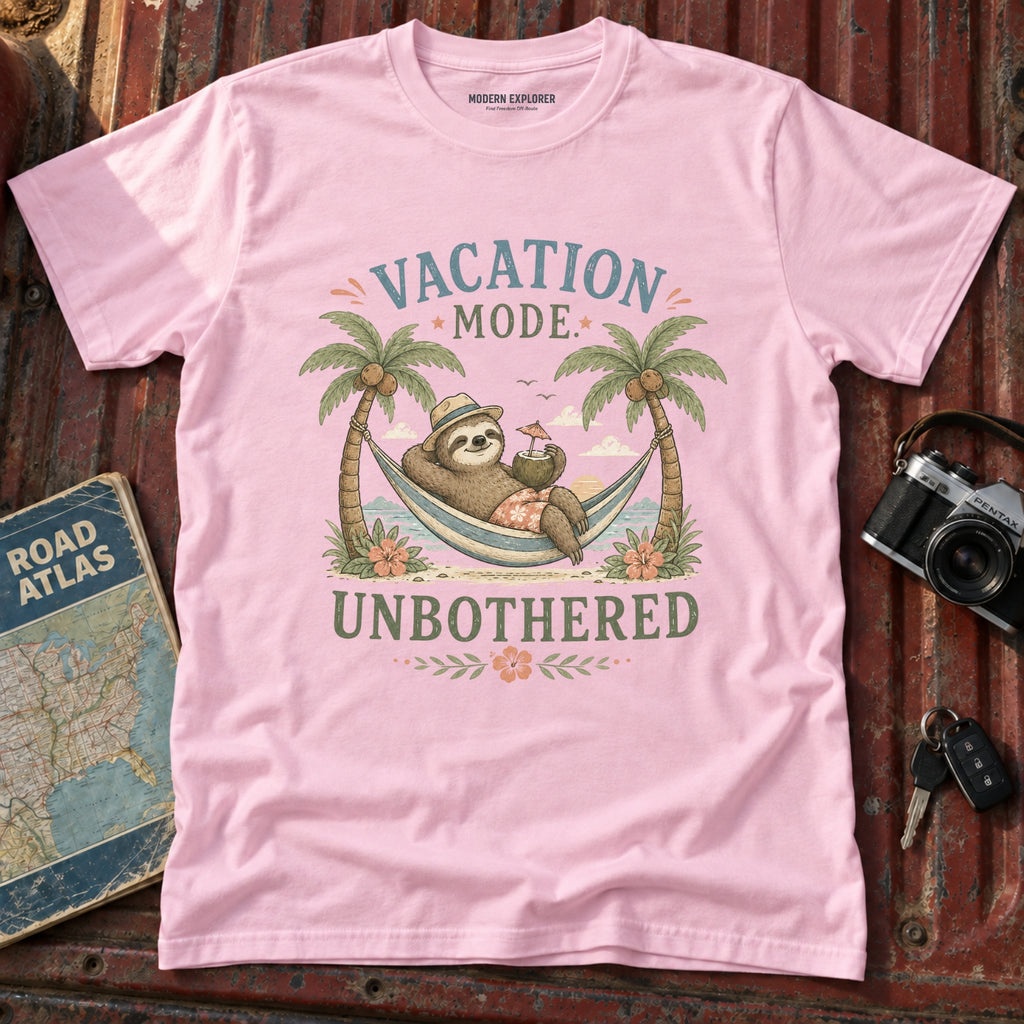 'Vacation Mode, Unbothered' Tree Graphic