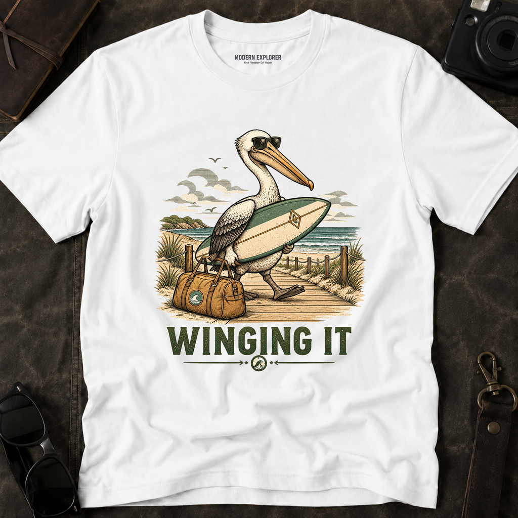 "Winging It" Beach Tee
