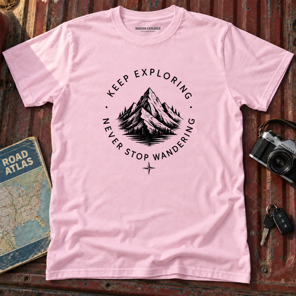 Keep Exploring Mountain T-Shirt