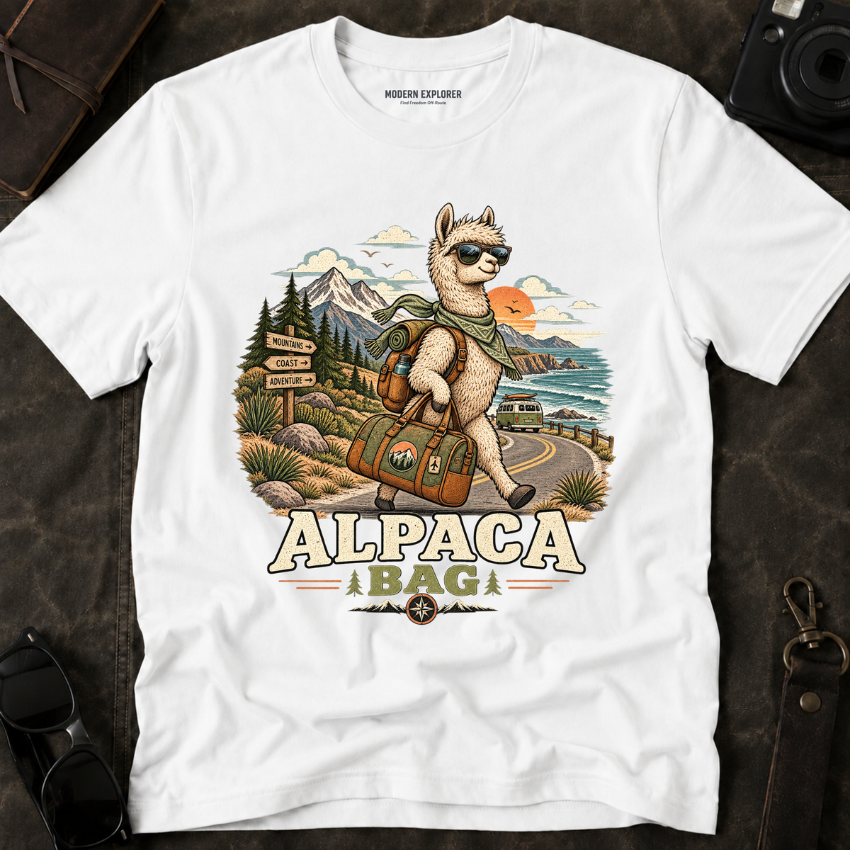 Alpaca Bag Adventure Tee