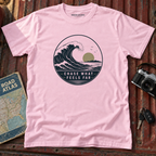 "Chase What Feels Far" Sunset Surf Tee