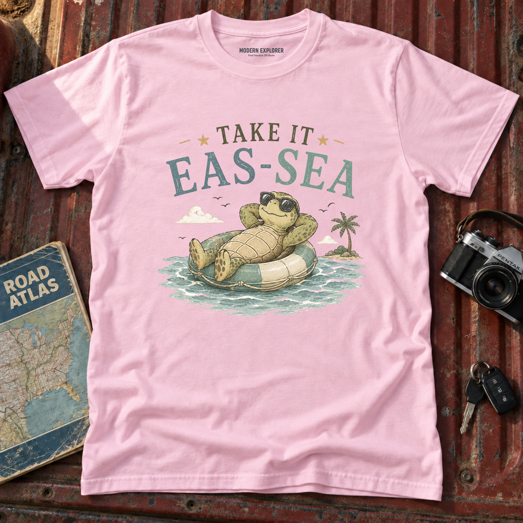 'Take It Eas-Sea' Turtle T-Shirt