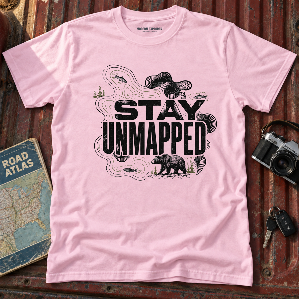 'Stay Unmapped' T-Shirt