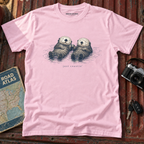 "Just Coastin'" Cute Sea Otter Graphic T‑Shirt