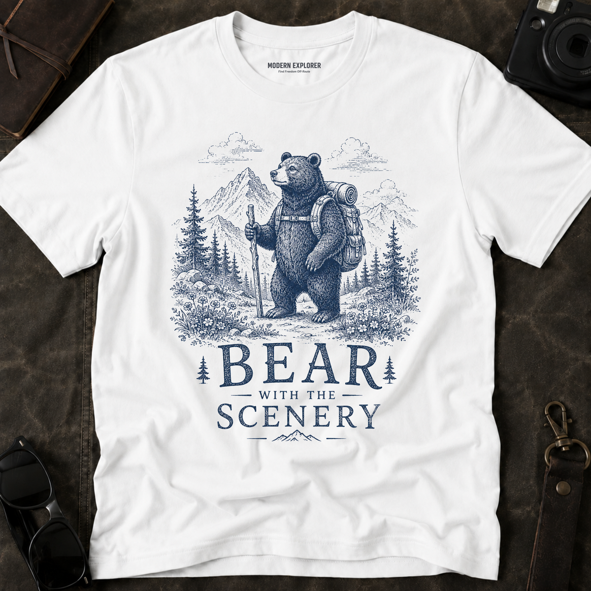 'Bear With The Scenery' Graphic Tee
