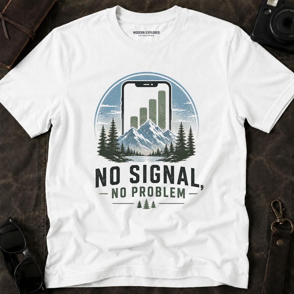 'No Signal, No problem' Graphic Tee