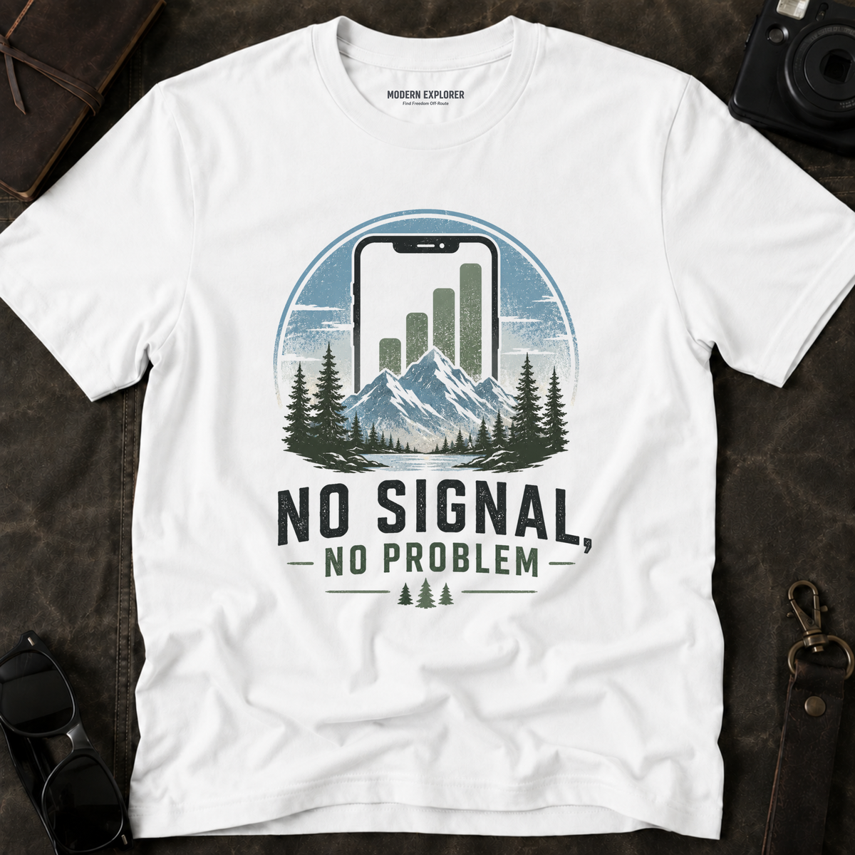 'No Signal, No problem' Graphic Tee