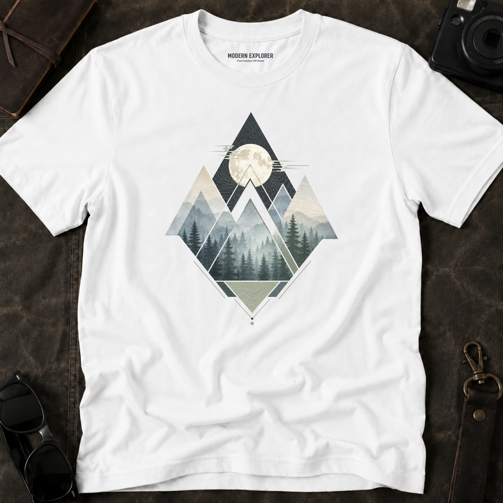 Moon, Mountain, Forest Graphic Tee