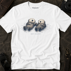 "Just Coastin'" Cute Sea Otter Graphic T‑Shirt