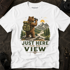 "Just Here for the View" Adventure Tee