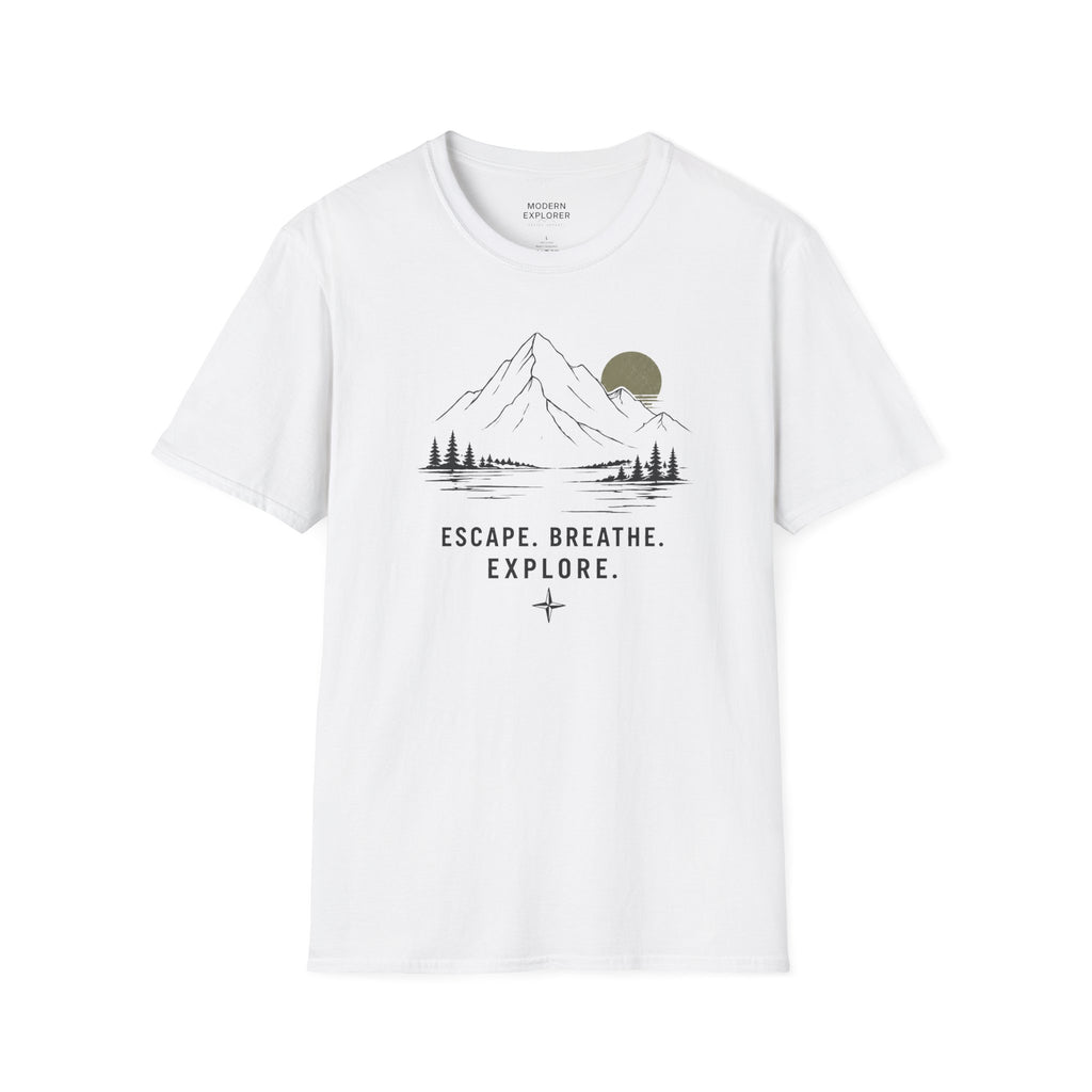 Escape. Breathe. Explore. Graphic Tee