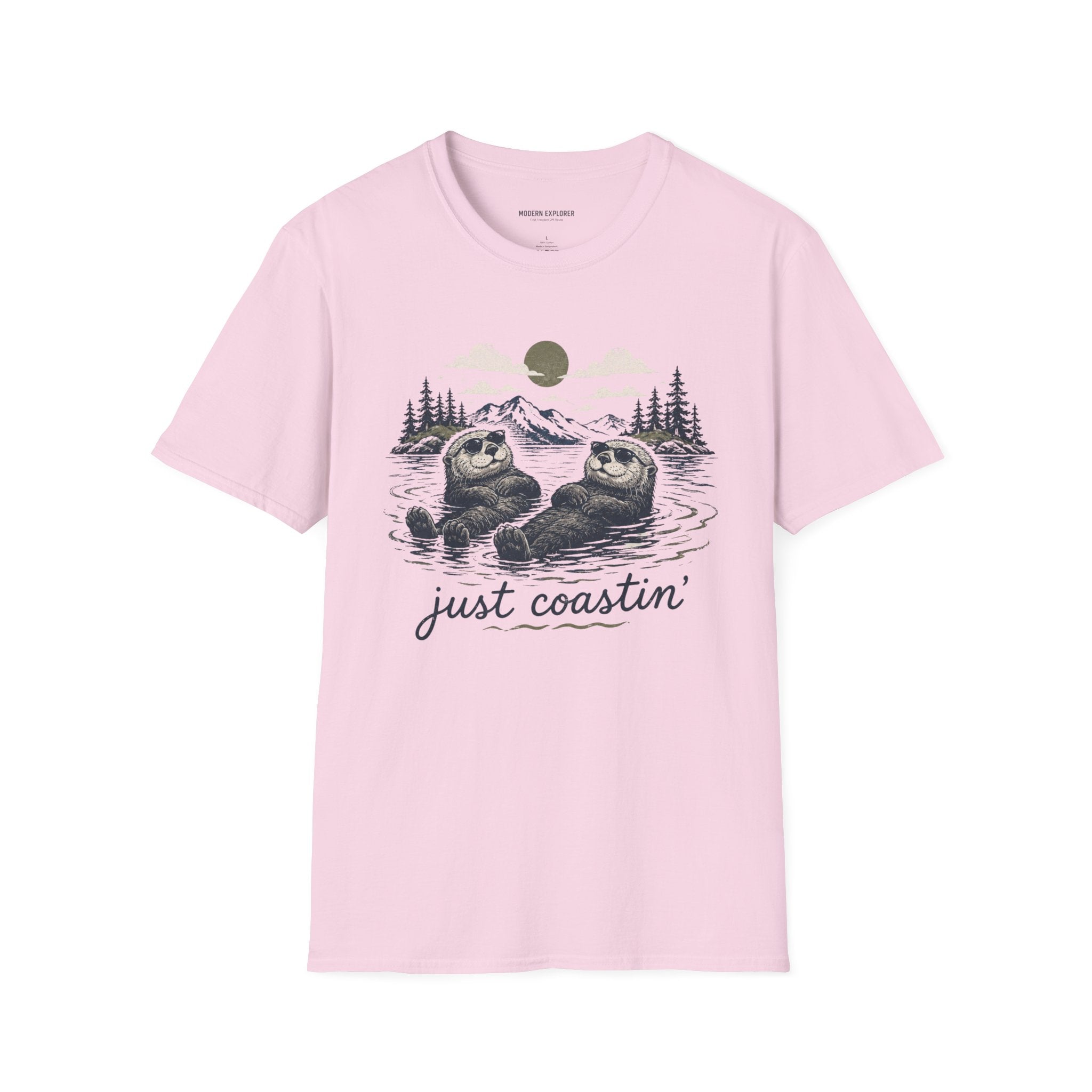 'Just Coastin'' Otter Scenic Tee